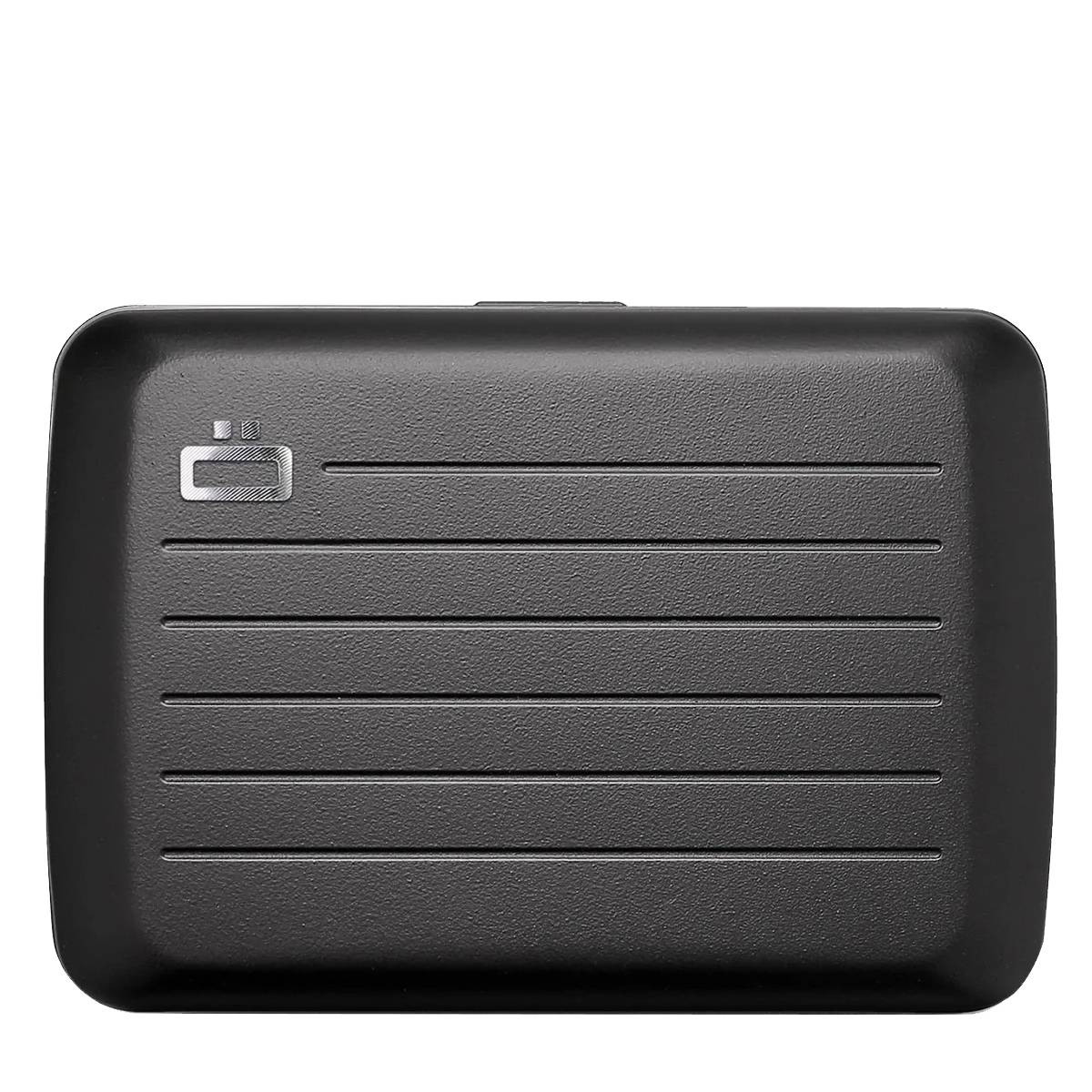 Porte-cartes aluminium Ogon Smart Case V2 Opium Black (Noir)
