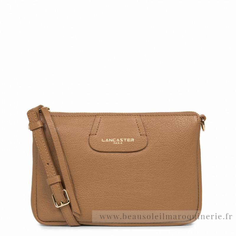 Pochette plate à bandoulière Lancaster Dune 529-50 Camel