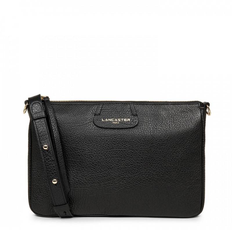 Sac pochette bandoulière M Lancaster Dune 529-56-NOIR Noir vue de face