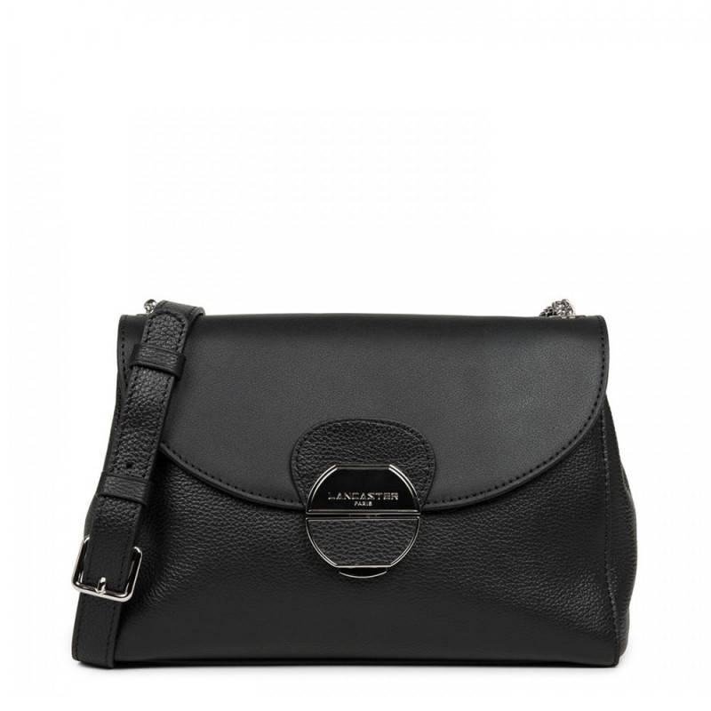 Sac trotteur Foulonne Pia 547-60 couleur noir vue de face.