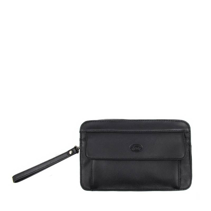 Pochette homme Francinel London City 652020 couleur noir vue de face.