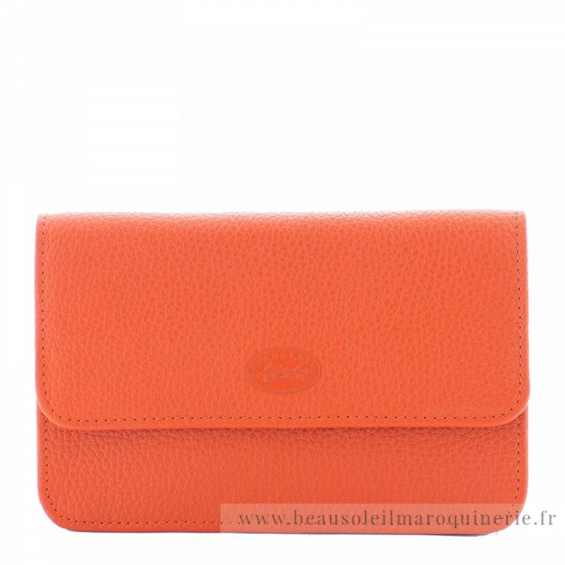 Pochette à rabat Francinel 9071ORA couleur orange vue de face