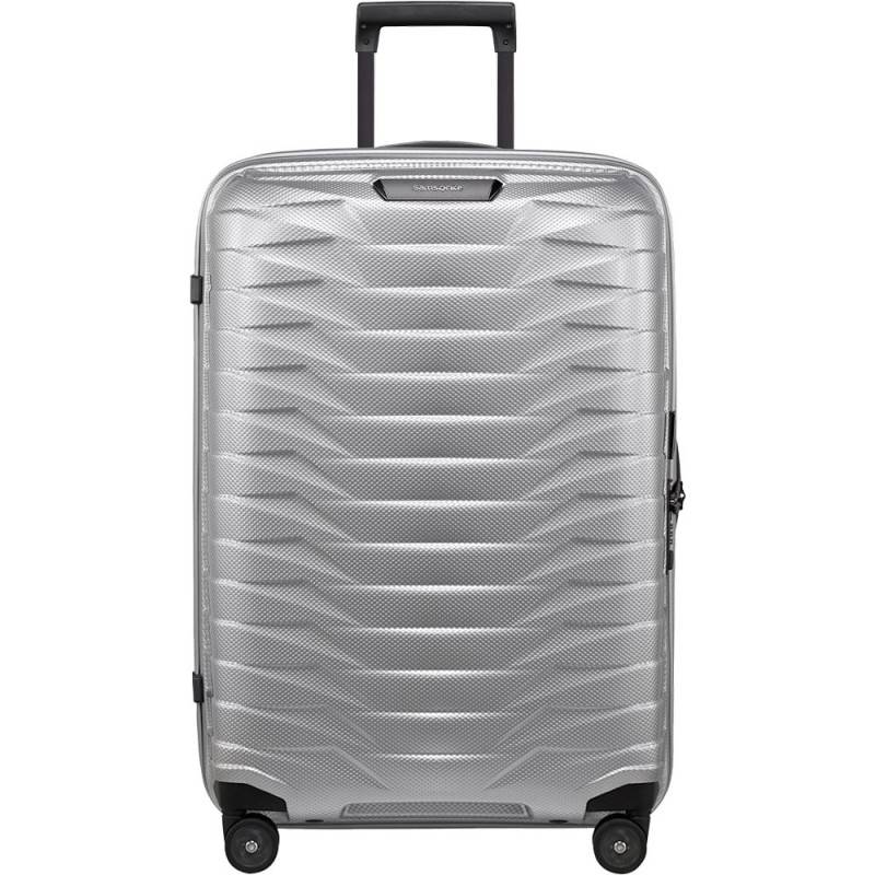 Valise Rigide 69cm Samsonite Proxis 126041-1776 argent, vue de face