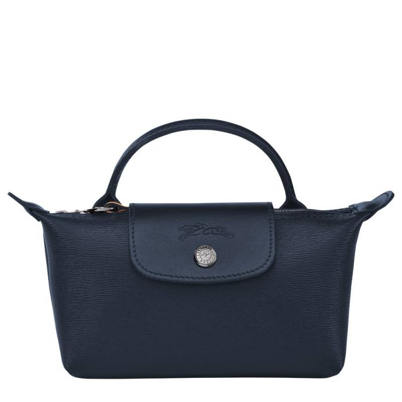 Trousse cosmétiques Longchamp Le Pliage City 34175HYQ556 Navy vue de face