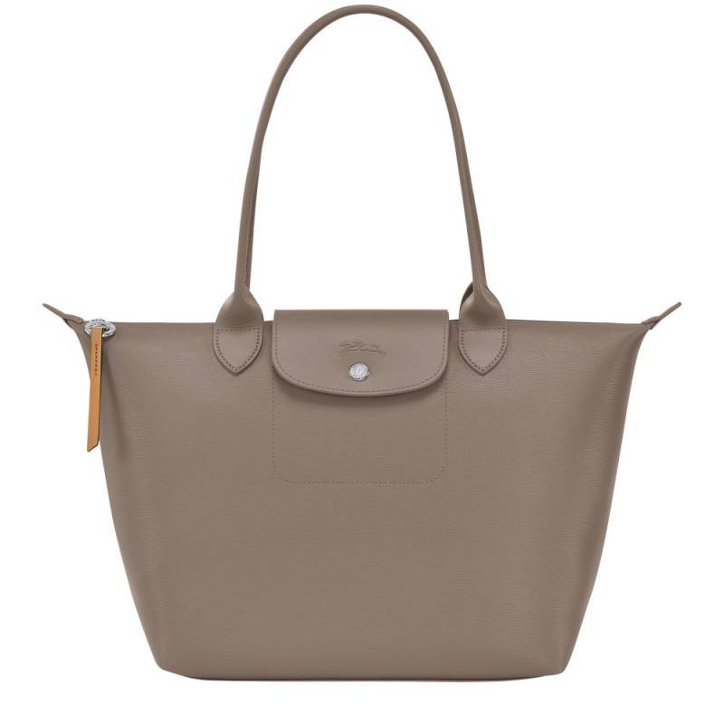 Petit sac porté épaule Longchamp Le Pliage City S L2605HYQ015 Taupe vue de face