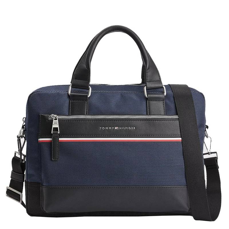 Sac ordinateur Tommy Hilfiger 1985 AM0M09261DW5 couleur bleu vue de face