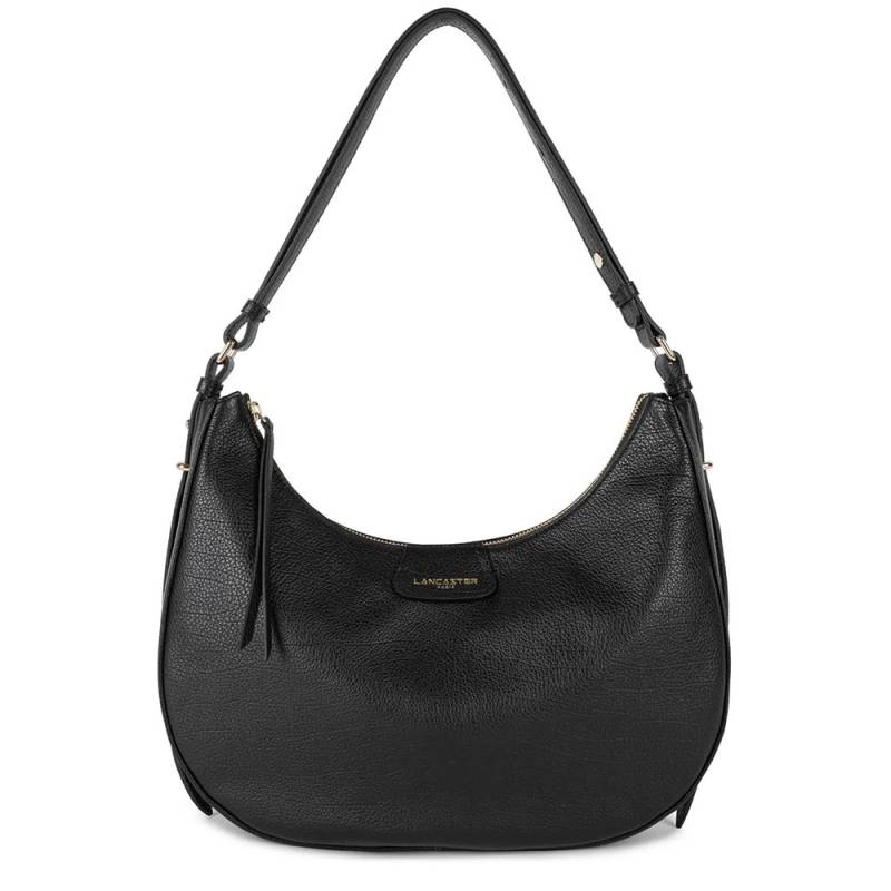 Sac hobo Zippé L Lancaster Dune 529-78-NOIR couleur noir, vue de face