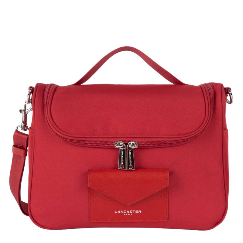 Vanity Lancaster Smart KBA 516-35-ROUGE Rouge vue de face avec poche zippée