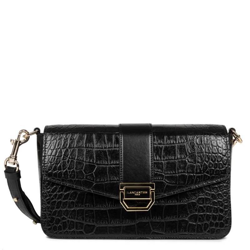 Sac trotteur Lancaster avec bandoulière amovible Exotic Valor 480-024-NOIR vue de face