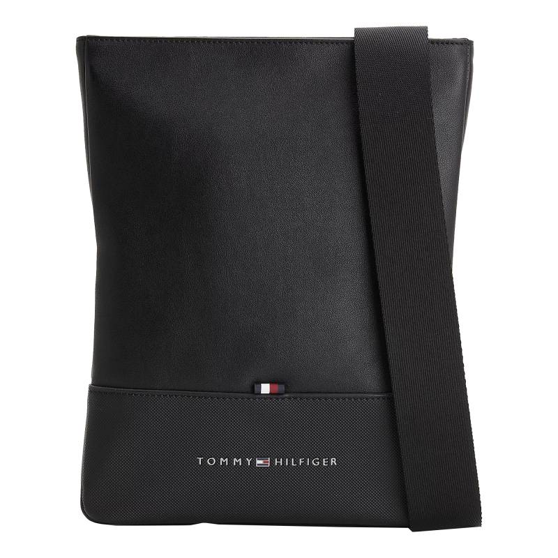 Sac bandoulière Tommy Hilfiger Essential à logo AM0AM10925 BDS couleur Noir vue de face