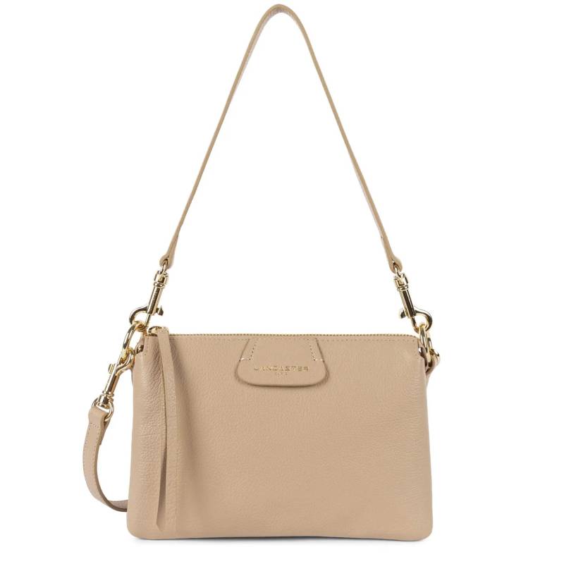 Pochette zippée Lancaster Dune 529-73-BEIGE couleur beige, vue de face