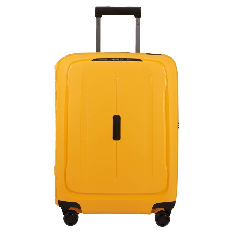 Valise cabine 55cm Essens 4 roues Samsonite 146909 4702 couleur jaune, vue de face