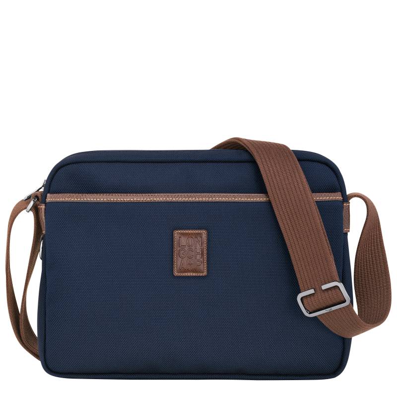 Sac bandoulière Boxford Longchamp Caméra Bag 20053080127 couleur bleu, vue de face