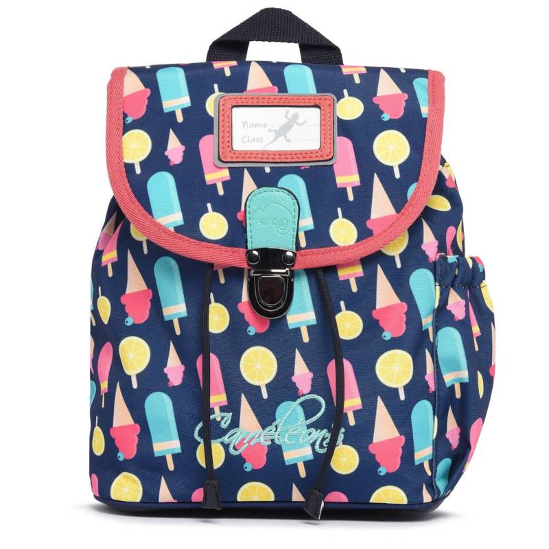 Sac à dos Caméléon Retro 25 cm RET-SD25 71X couleur  Navy Ice Cream vue de face