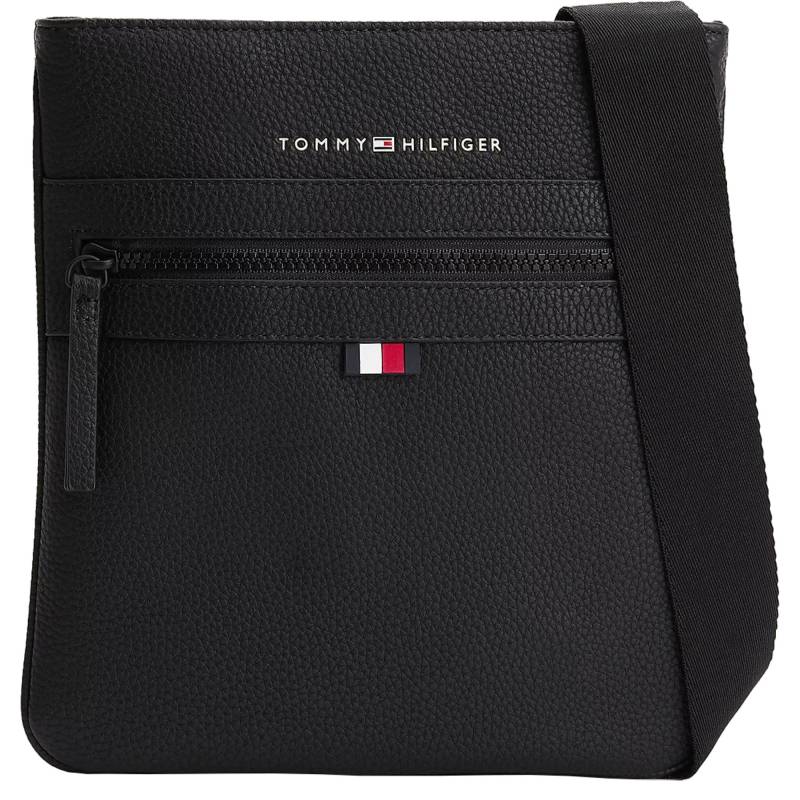 Sac porté travers Tommy Hilfiger vertical Essential AM0AM09506 BDS couleur noir vue de face