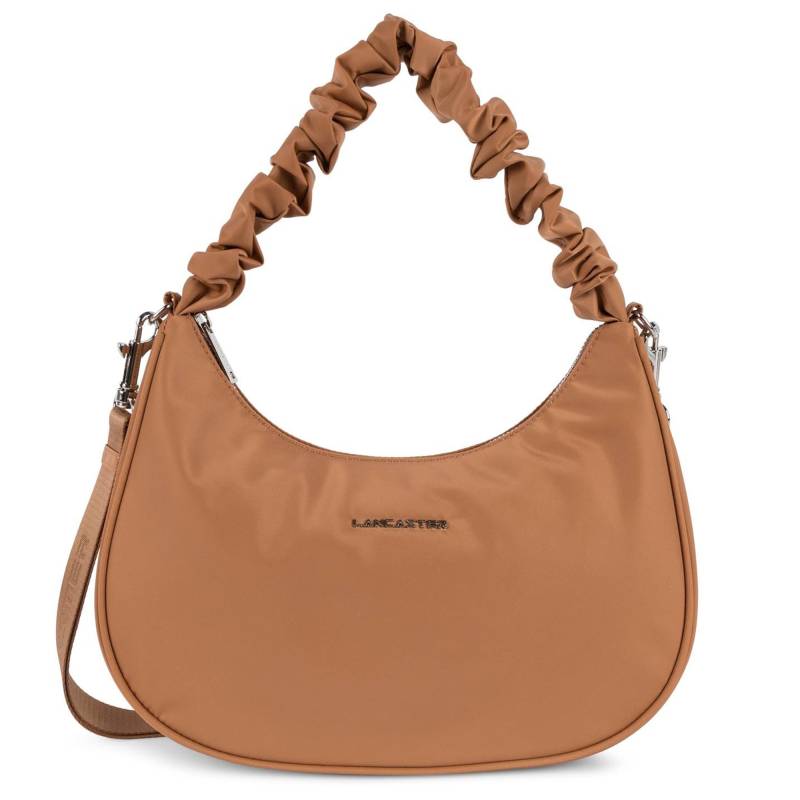 Sac hobo Zippé Lancaster Basic Chouchou 510-70-CAMEL couleur Camel, vue de face