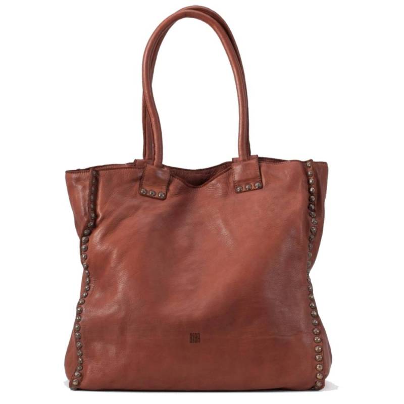 Sac porté épaule Biba Portland POR9L CUERO de couleur cognac vue de face