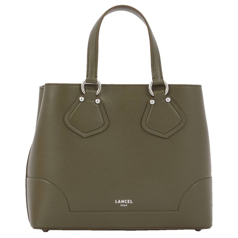 Sac cabas/bandoulière S Lancel Néo Izy A12133-YY, couleur kaki foncé, vue de face