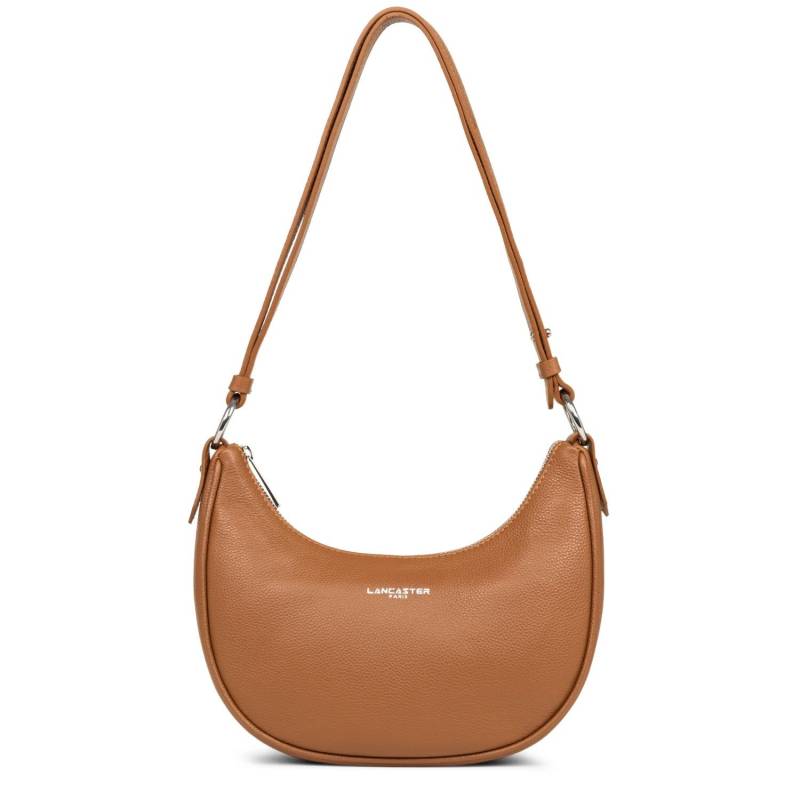 Sac épaule Lancaster zippé Firenze 480-007-CAMEL Camel, vue de face