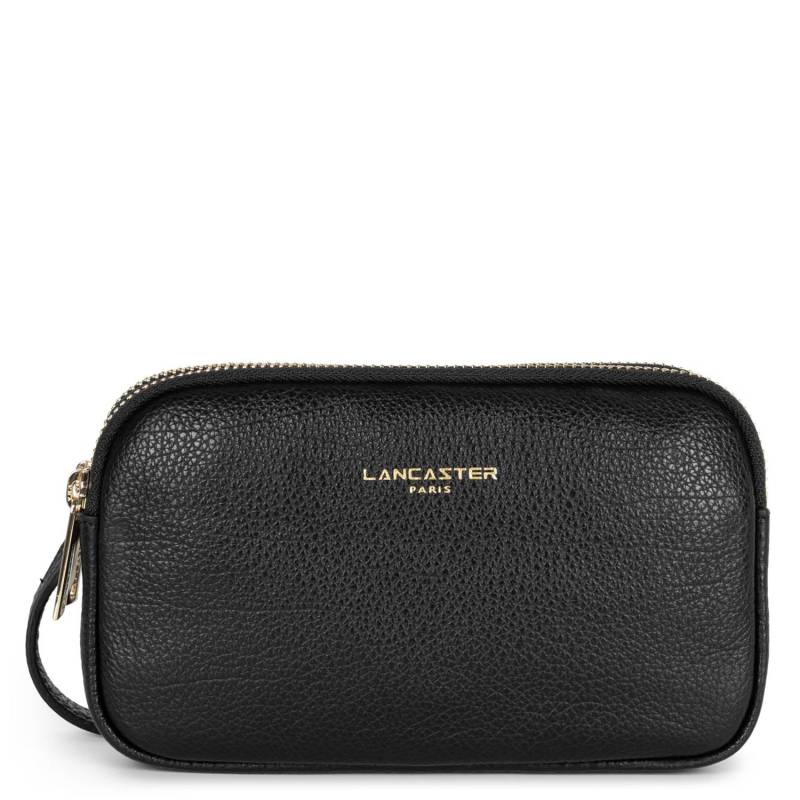 Pochette double Lancaster zippé Dune 129-30 NOIR couleur Noir, vue de face