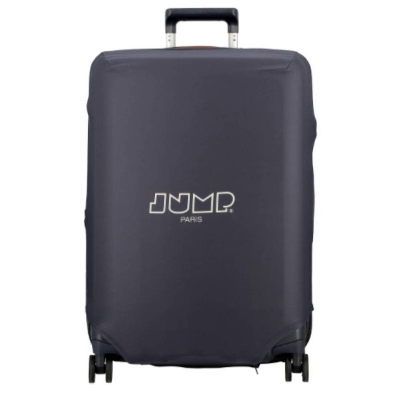 Housse pour valise Jump en Spandex M Housse CPS02BLE couleur bleu, vue de face