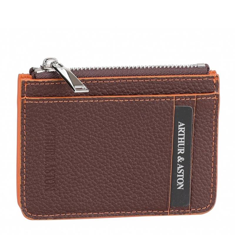 Porte cartes Arthur & Aston Joy en cuir 2319-270 B Marron