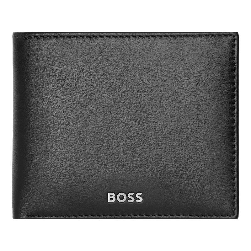 Porte-monnaie Classic Smooth Hugo Boss référence HLM403 couleur noir vue de face