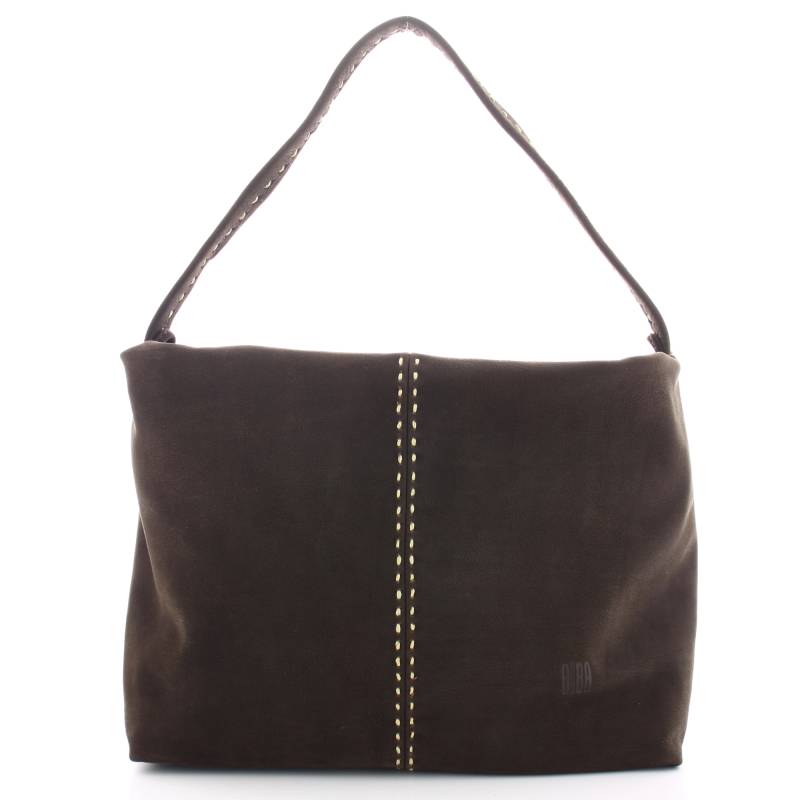 Sac porté épaule BIBA Kenay en cuir KEY2L MARRONOS couleur Marron, vue de face