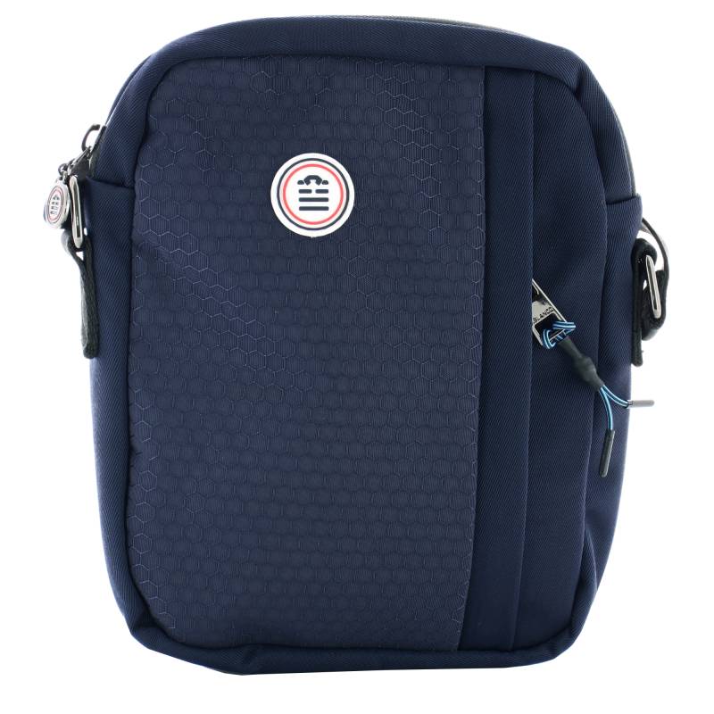 Sac bandoulière Serge Blanco 1 compartiment BSH13011 580 couleur bleu, vue de face