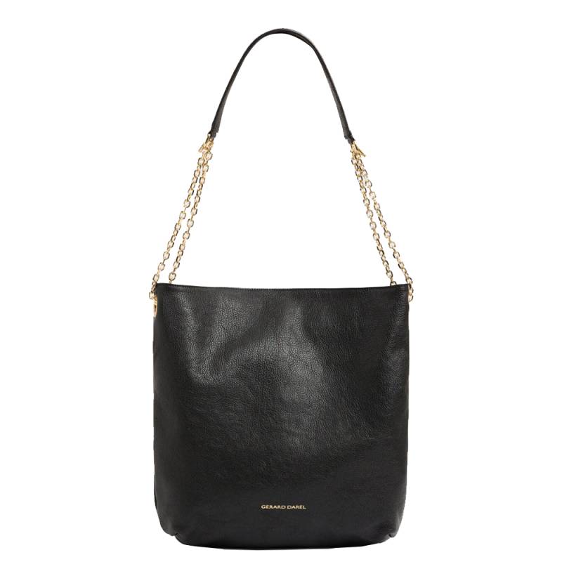 Sac premium Gerard Darel Le Charlotte en cuir DAS99X4459100 Noir (collection 2024)