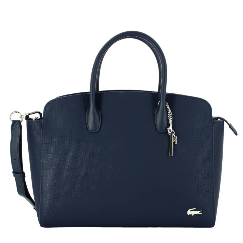 Sac Lacoste porté main Daily Lifestyle NF4371DB 021couleur bleu marine, vue de face