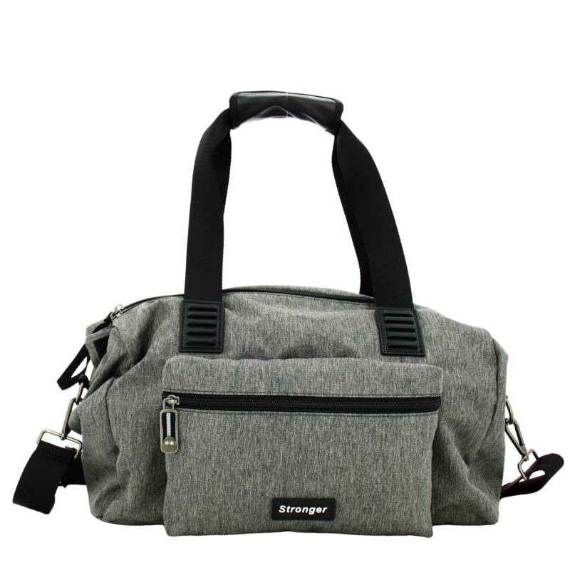 OK Sac cabine David William bandoulière amovible ST1028GRI couleur gris, vue de face