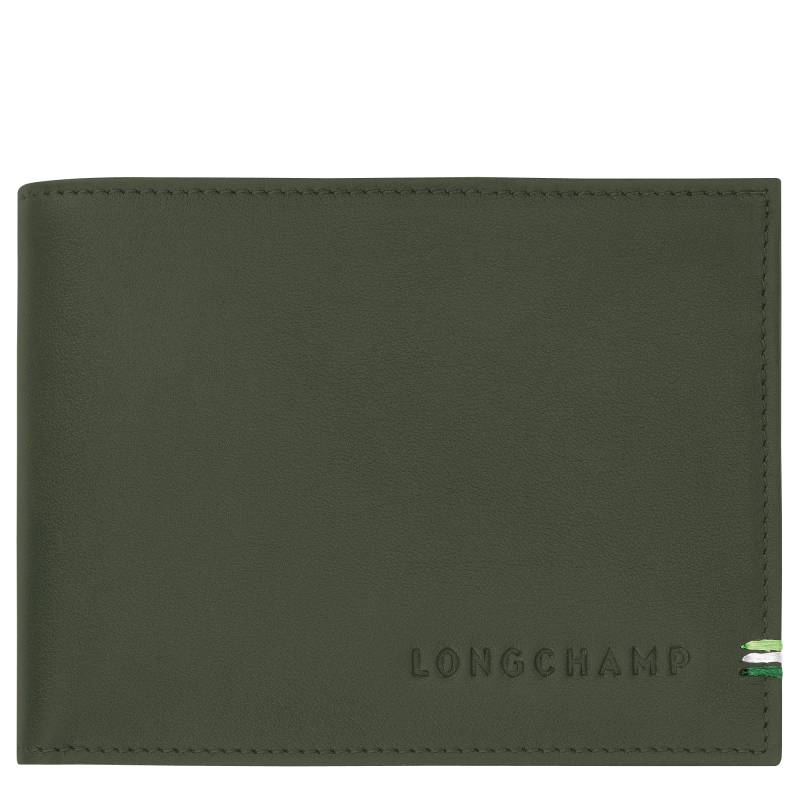 Portefeuille Homme Longchamp sur Seine L4249HCX 292 kaki, vue de face