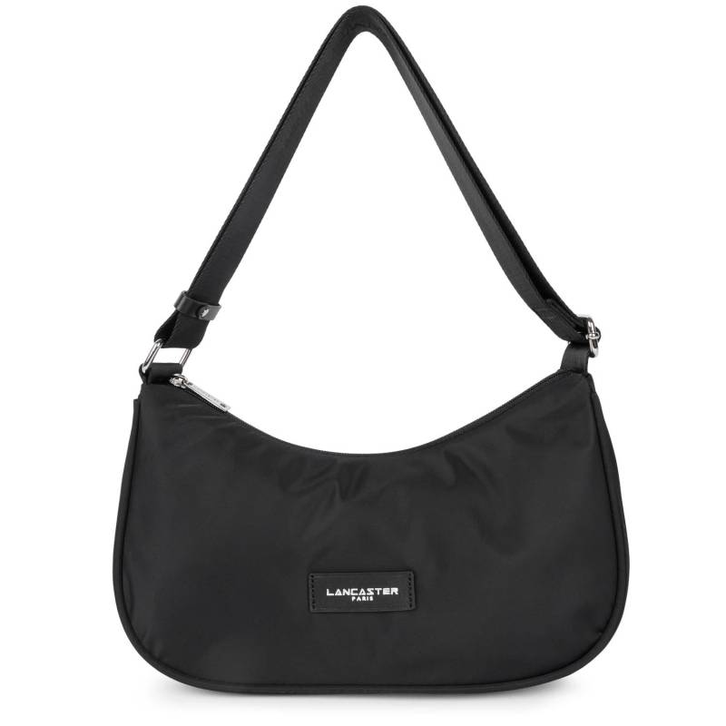 Sac besace zippé Lancaster Basic Vita 510-80 Noir, vue de face