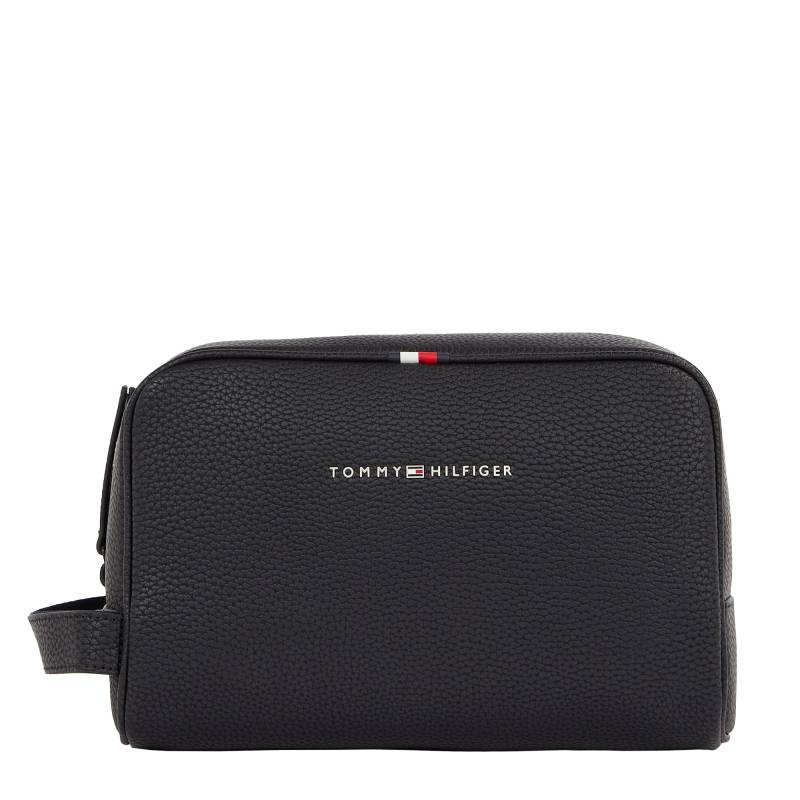 Trousse de toilette Tommy Hilfiger Essential similicuir grainé AM0AM09508 BDS Noir