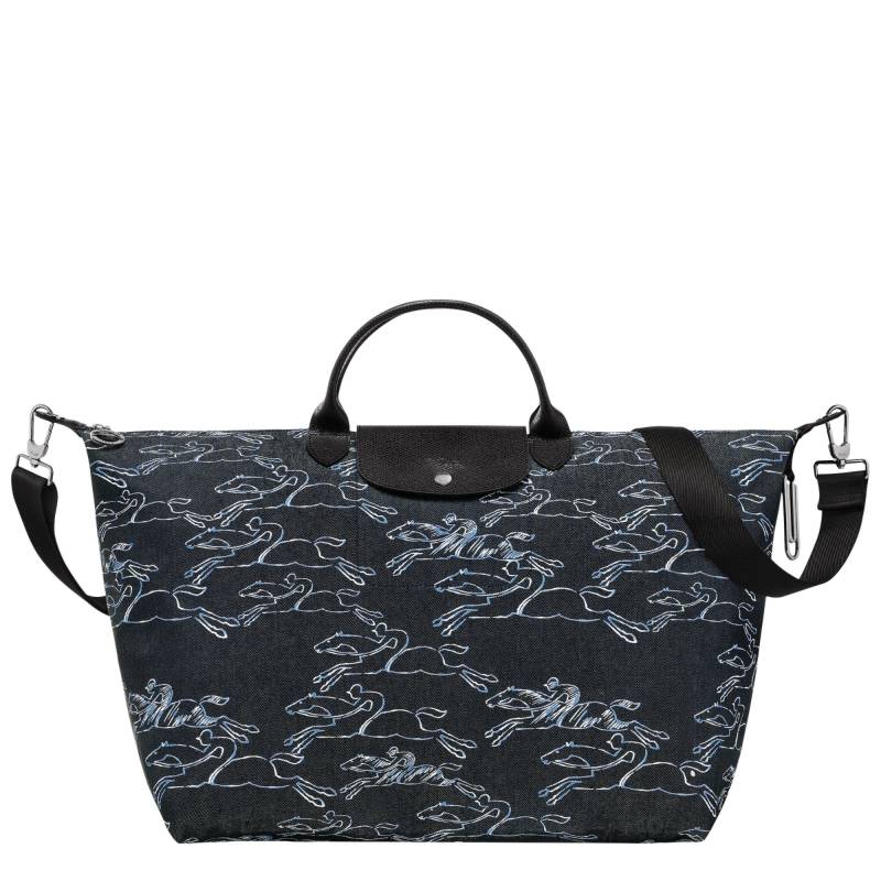 Sac de voyage Longchamp Le Pliage Collection L1624HEL 006 Marine, vue de face