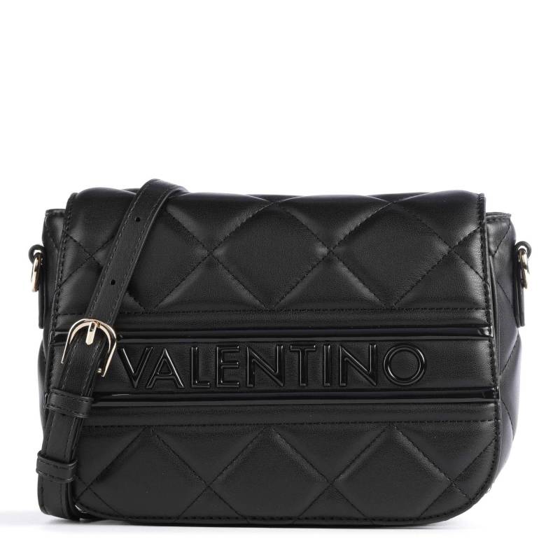 Sac bandoulière à rabat Valentino Bags Ada effet matelassé VBS51O09 001 Noir, vue de face