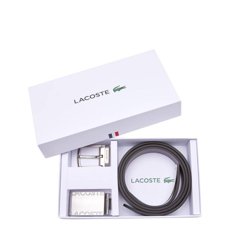 Coffret ceinture réversible Lacoste Homme 30 mm + 2 boucles, vue générale