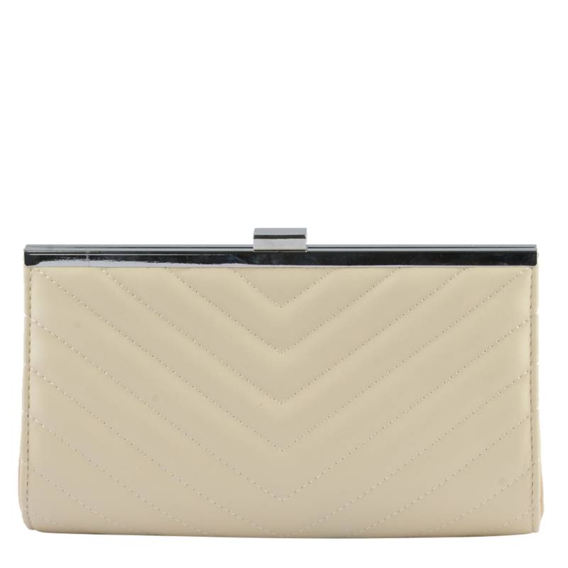 Pochette soirée Francinel en synthétique Selena 2246BEIGE couleur beige, vue de face