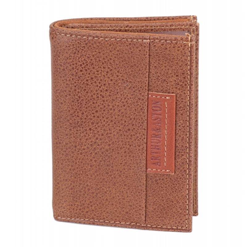 Portefeuille homme Arthur & Aston Marco en cuir 2158-799 B Cognac, vue de face