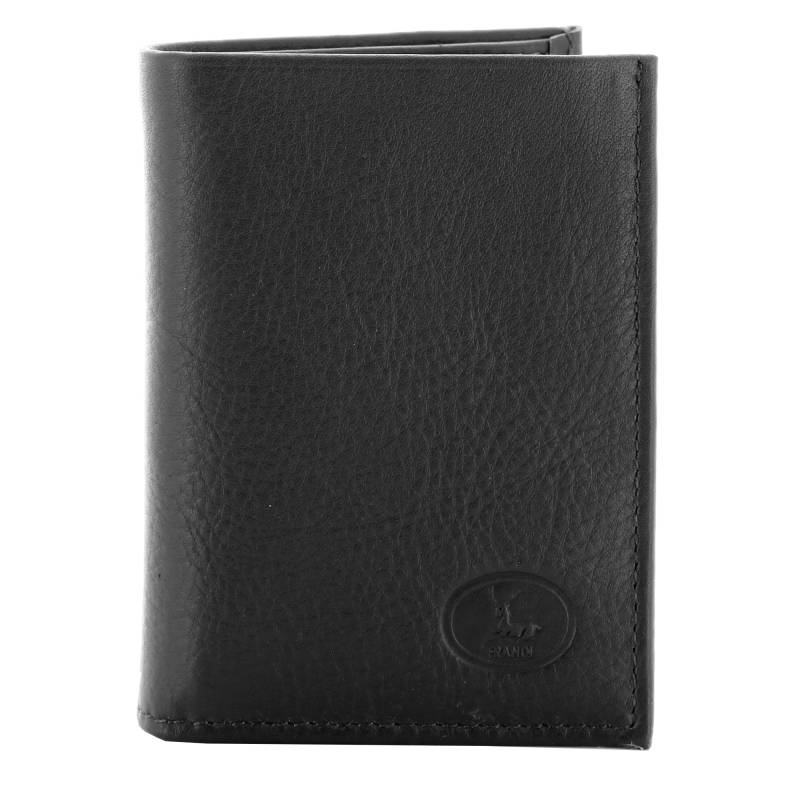 Porte-cartes en cuir 8 cartes Frandi 300.03 Noir