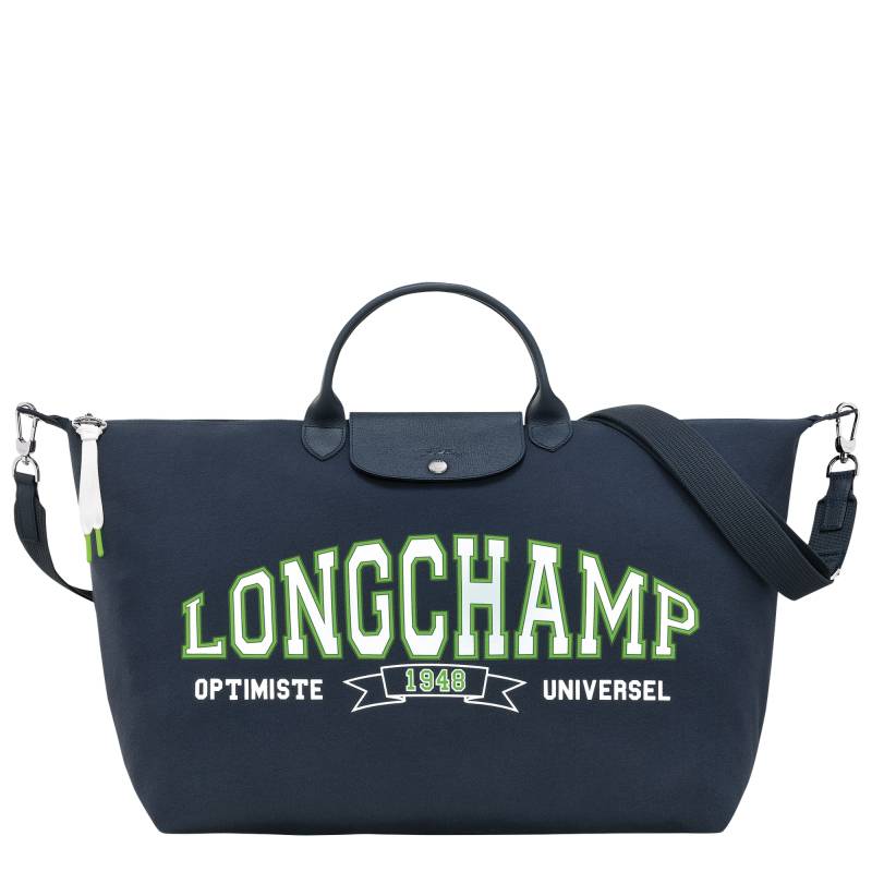 Sac de voyage Longchamp Le Pliage Collection L1624HEA Marine, vue de face