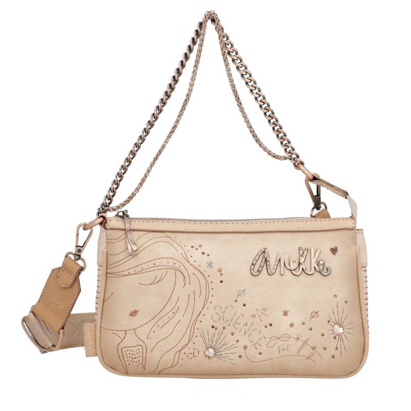 Sac baguette porté bandoulière Anekke Studio nude 38763 267 couleur Nude, vue de face