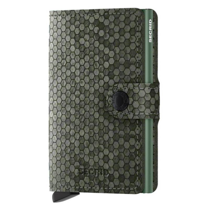 Porte-cartes Secrid Miniwallet Hexagon MHE-GREEN Vert foncé