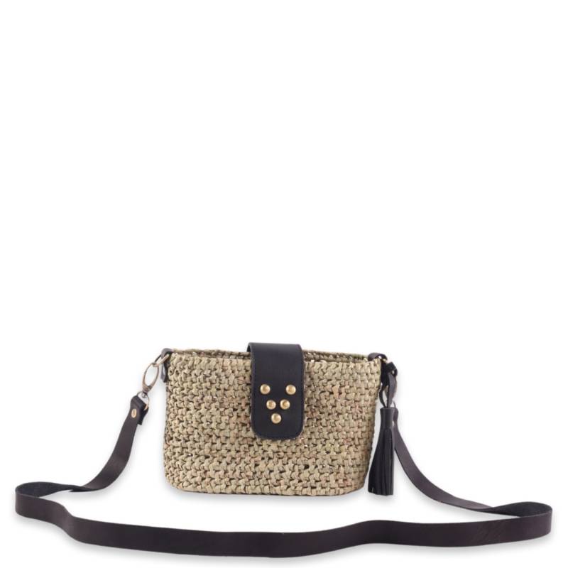 Sac bandoulière panier Virginie Darling Riviera Rock Micro RIVRMIC-NABK (Noir)