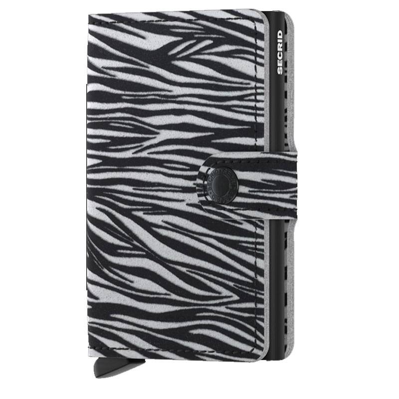 Miniwallet Secrid Zebra Light Grey MZE-LIGHTGREY couleur gris