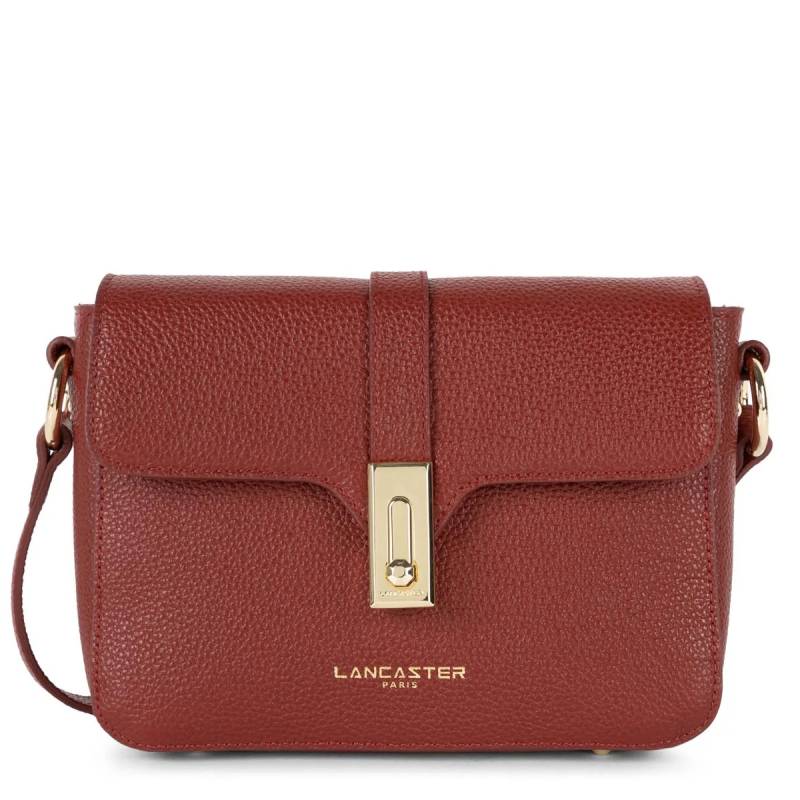 Sac trotteur Lancaster Foulonné Milano 547-40-CARMIN (Rouge foncé)