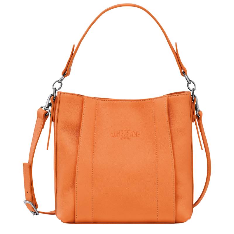 Sac porté travers Longchamp 3D S 10215HFA 017 couleur orange, vue de face