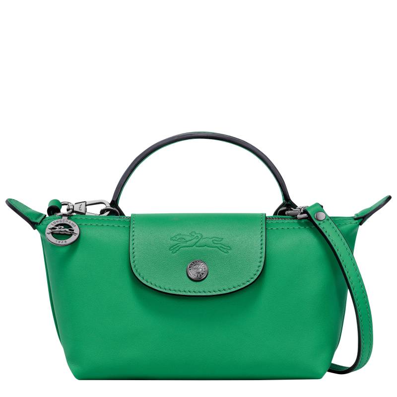 Pochette Longchamp xs Le Pliage Xtra 34205987 249 couleur vert, vue de face