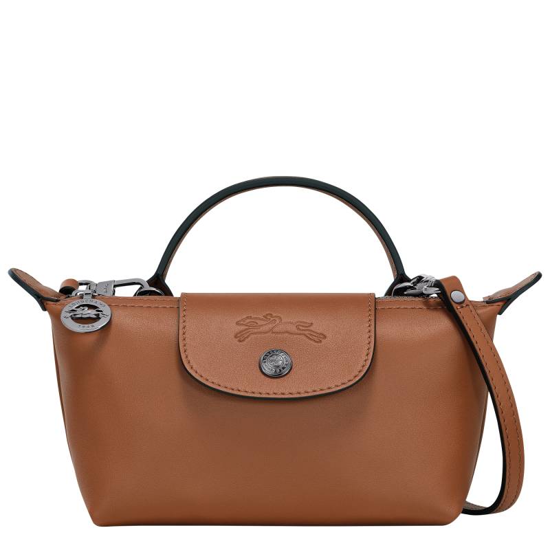 Pochette Longchamp xs Le Pliage Xtra 34205987 504couleur Cognac, vue de face